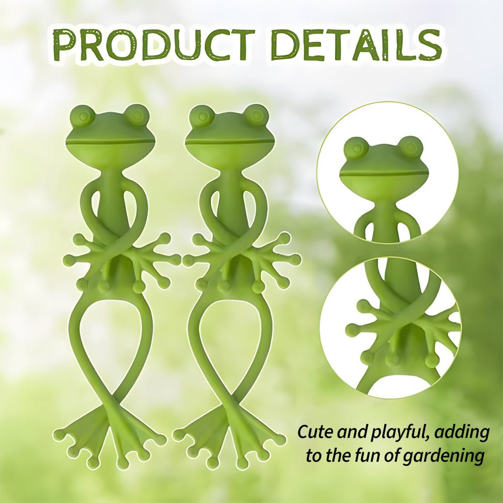 Frodo Plant Support Clips | Durable Plastic, Cute Frog Design - Hartwella