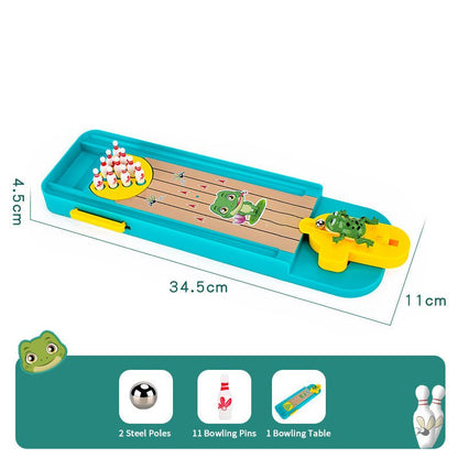 Froggy Bowling Fun | Educational Tabletop Toy - Hartwella