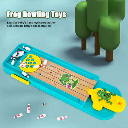 Froggy Bowling Fun | Educational Tabletop Toy - Hartwella