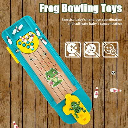 Froggy Bowling Fun | Educational Tabletop Toy - Hartwella