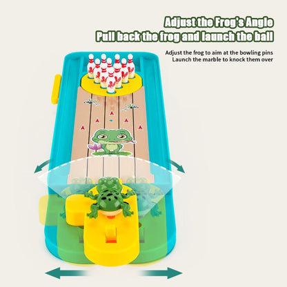Froggy Bowling Fun | Educational Tabletop Toy - Hartwella