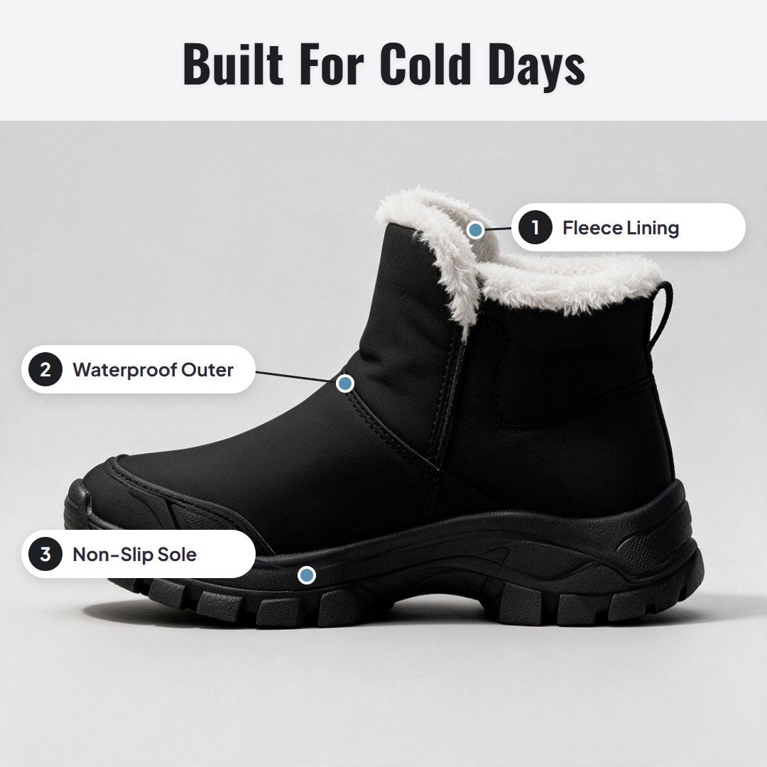 Frostride™ Fleece-Lined Waterproof Boots - Hartwella