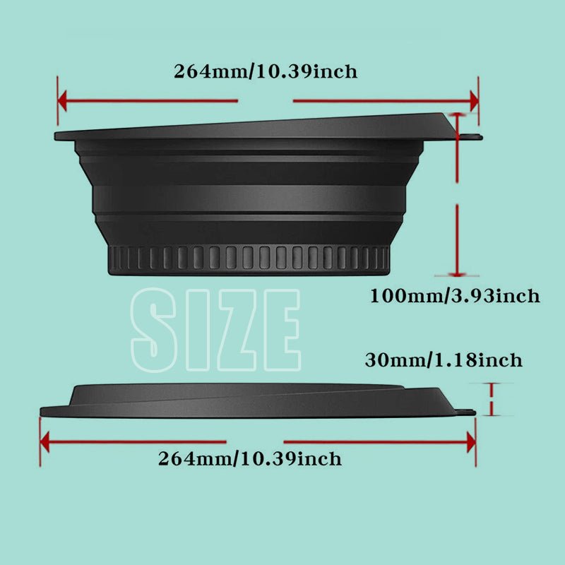 Frosty Facial Washbasin | Ergonomic, Foldable Silicone - Hartwella