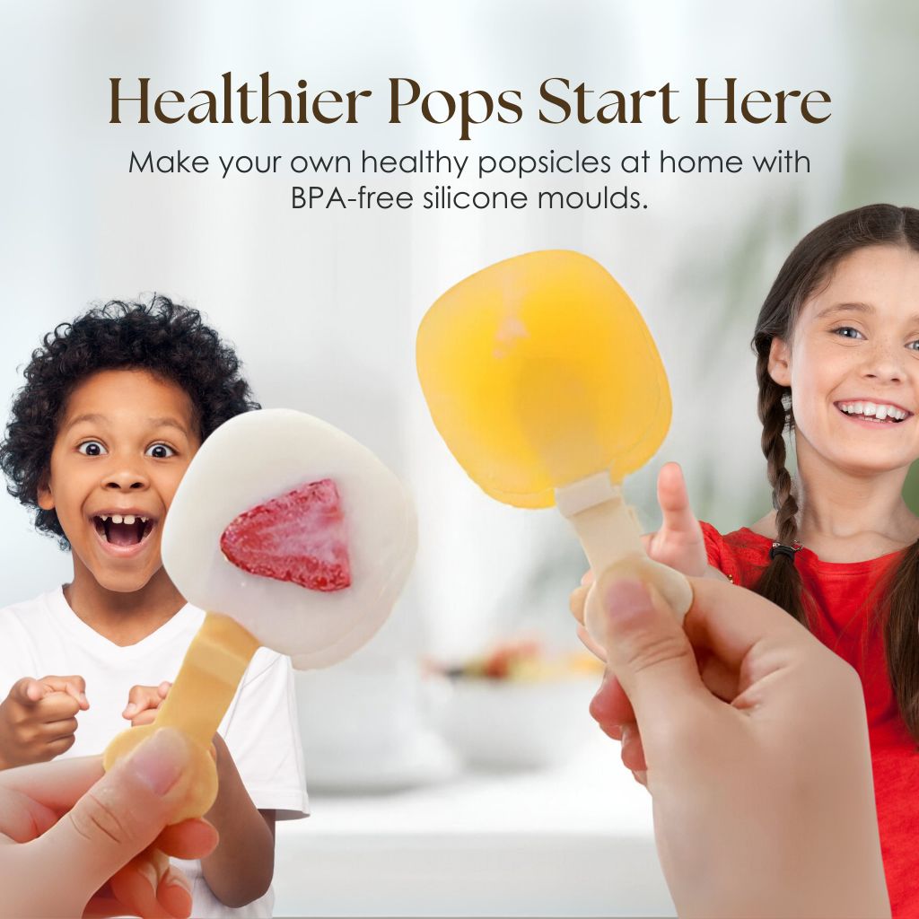 Frosty Popsicle Maker | BPA - Free Silicone Molds, Easy Release Ice Pop Maker - Hartwella