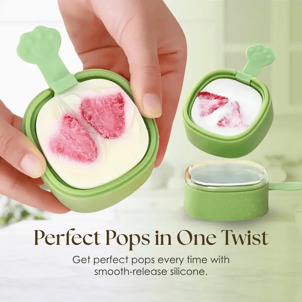 Frosty Popsicle Maker | BPA - Free Silicone Molds, Easy Release Ice Pop Maker - Hartwella