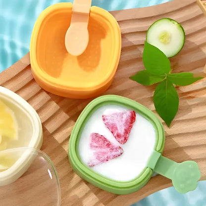 Frosty Popsicle Maker | BPA - Free Silicone Molds, Easy Release Ice Pop Maker - Hartwella