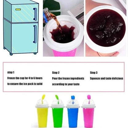 Frosty Slushy Maker Cup | Quick Freeze, BPA - Free - Hartwella