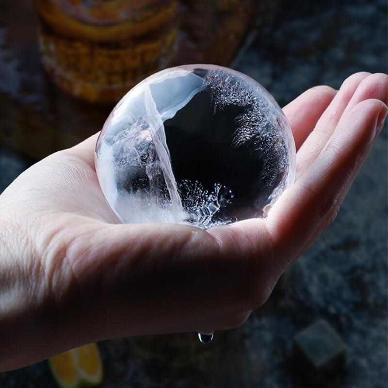 Frosty Sphere Ice Pop Maker | Silicone Popsicle Molds for Healthy Snacks - Hartwella