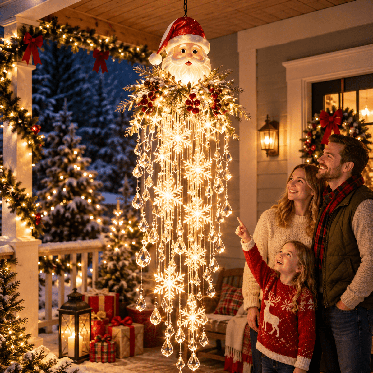 Glacia™ Crystal Cascade Christmas Light - Hartwella