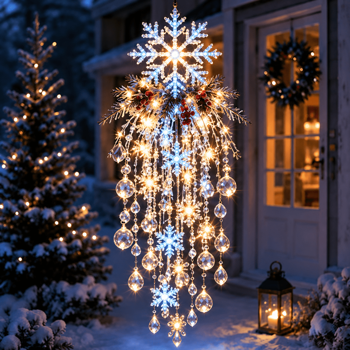 Glacia™ Crystal Cascade Christmas Light