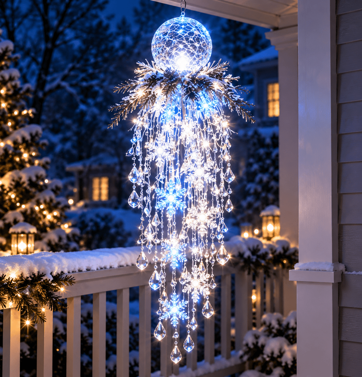 Glacia™ Crystal Cascade Christmas Light - Hartwella
