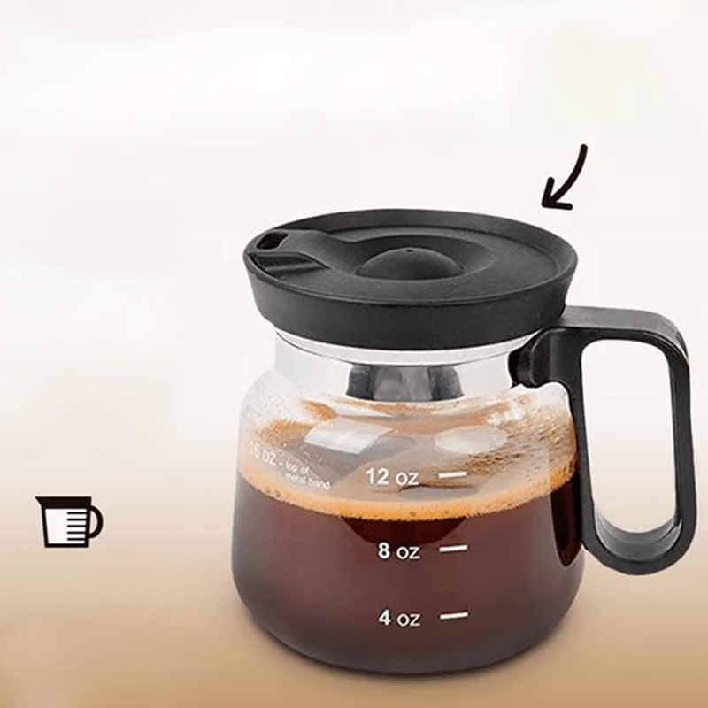 Gleam Coffee Mug | 16 Oz Borosilicate Glass, Spill - Proof with Lid - Hartwella