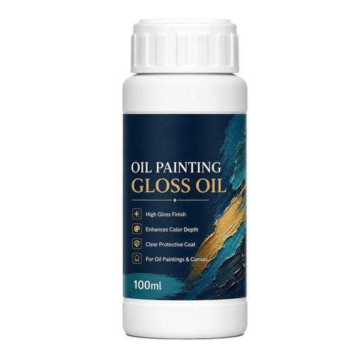 GleamArt Painting Varnish | High-Gloss Acrylic Finish, 100ml for Oil Paintings - Hartwella