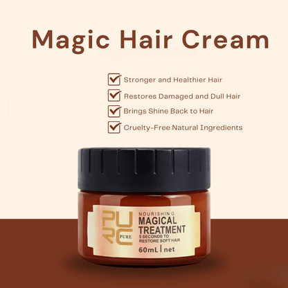 GleamWave Hair Cream | Deep Nourishment, Frizz Control, Lightweight - Hartwella
