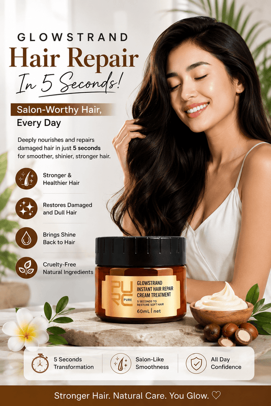 GleamWave Hair Cream | Deep Nourishment, Frizz Control, Lightweight - Hartwella