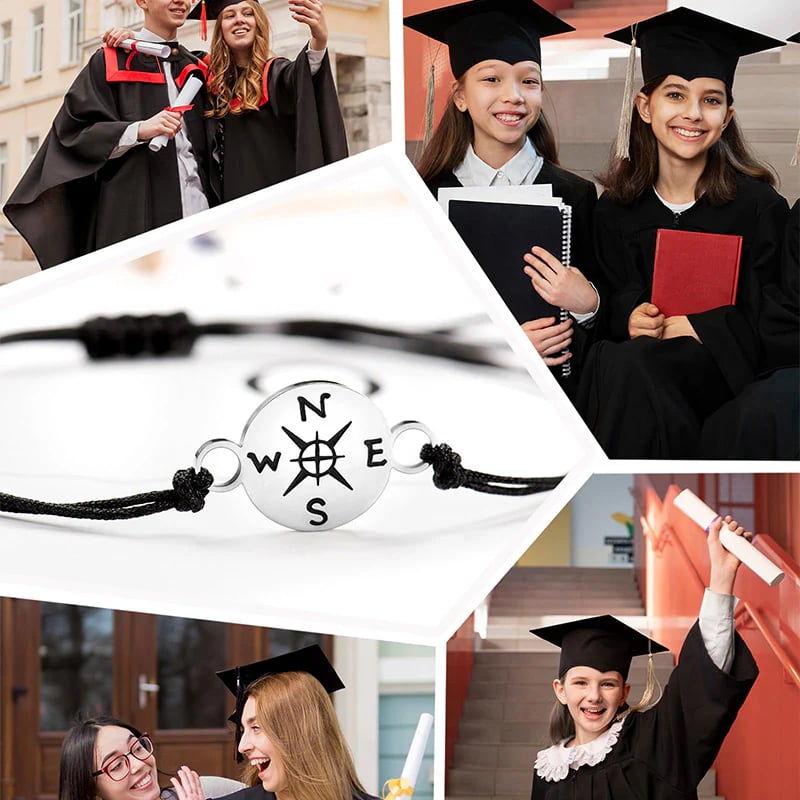 Glee Compass Bracelet | Meaningful Graduation Gift - Hartwella