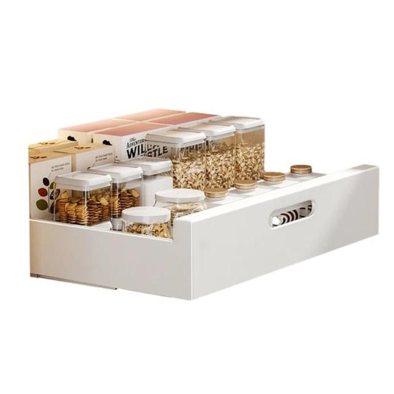 GlideNest Kitchen Drawer Organizer | Effortless Pull - Out Design, Tool - Free Installation - Hartwella