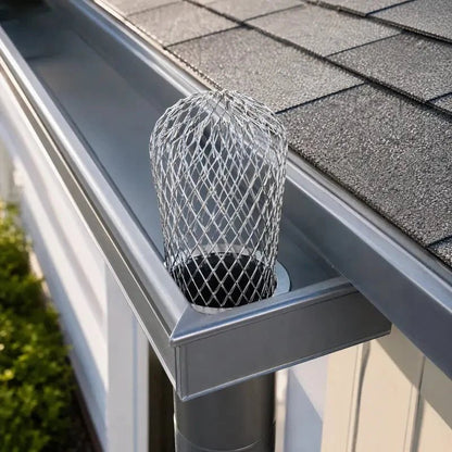 Glimmer Gutter Leaf Strainer | Rust-Resistant Aluminum, Adjustable Fit - Hartwella