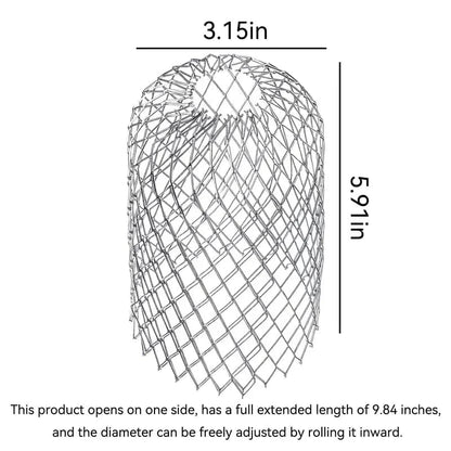 Glimmer Gutter Leaf Strainer | Rust-Resistant Aluminum, Adjustable Fit - Hartwella