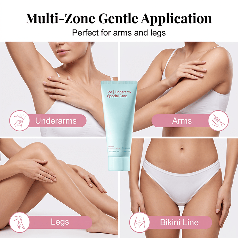 Glissara Hair Removal Cream | Gentle Formula for Sensitive Skin, Fast-Acting - Hartwella