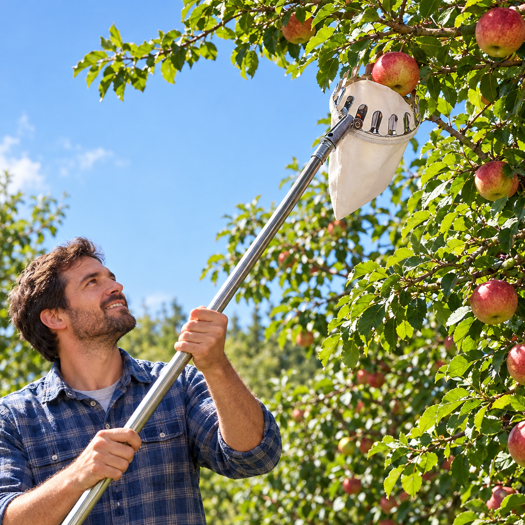 Harvo™ High-Reach Fruit Picker Basket