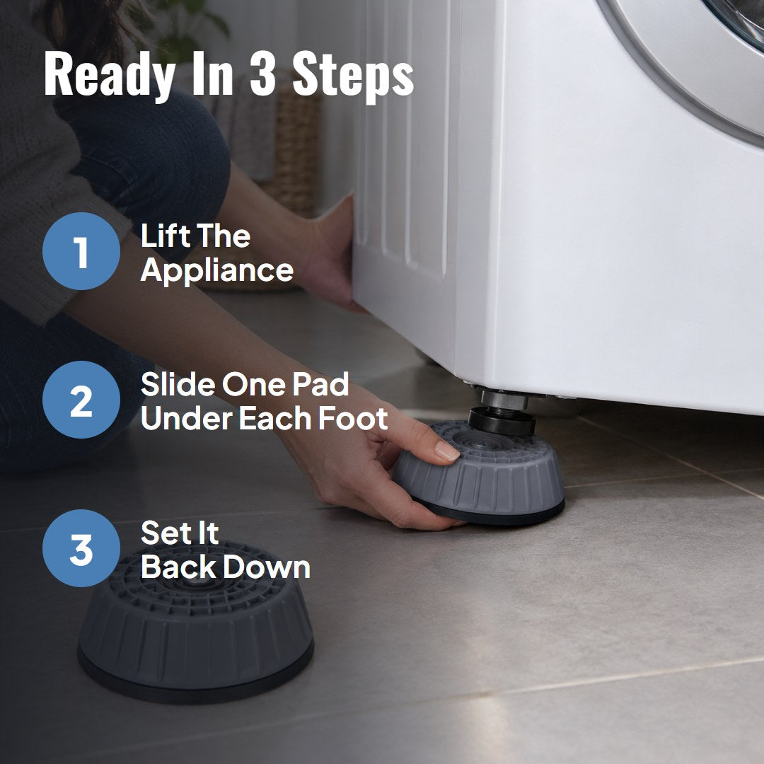 Quievo™ Anti-Vibration Appliance Pads