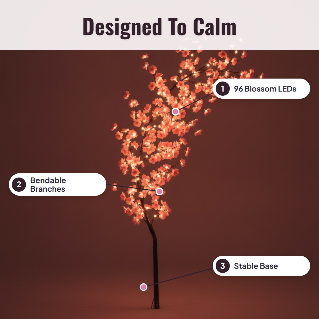 Blossa™ Cherry Blossom LED Tree Light