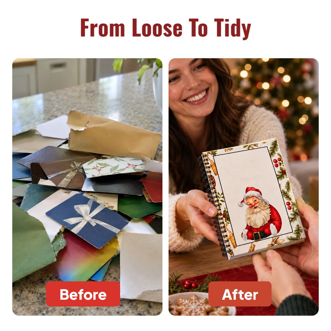 Noelo™ Christmas Gift Card Book
