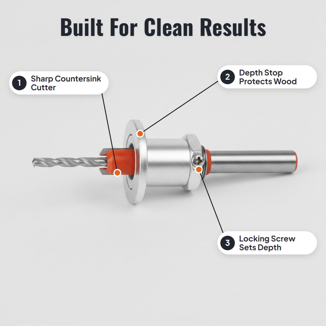 Sinkpro™ 5-Piece Countersink Drill Bit Set