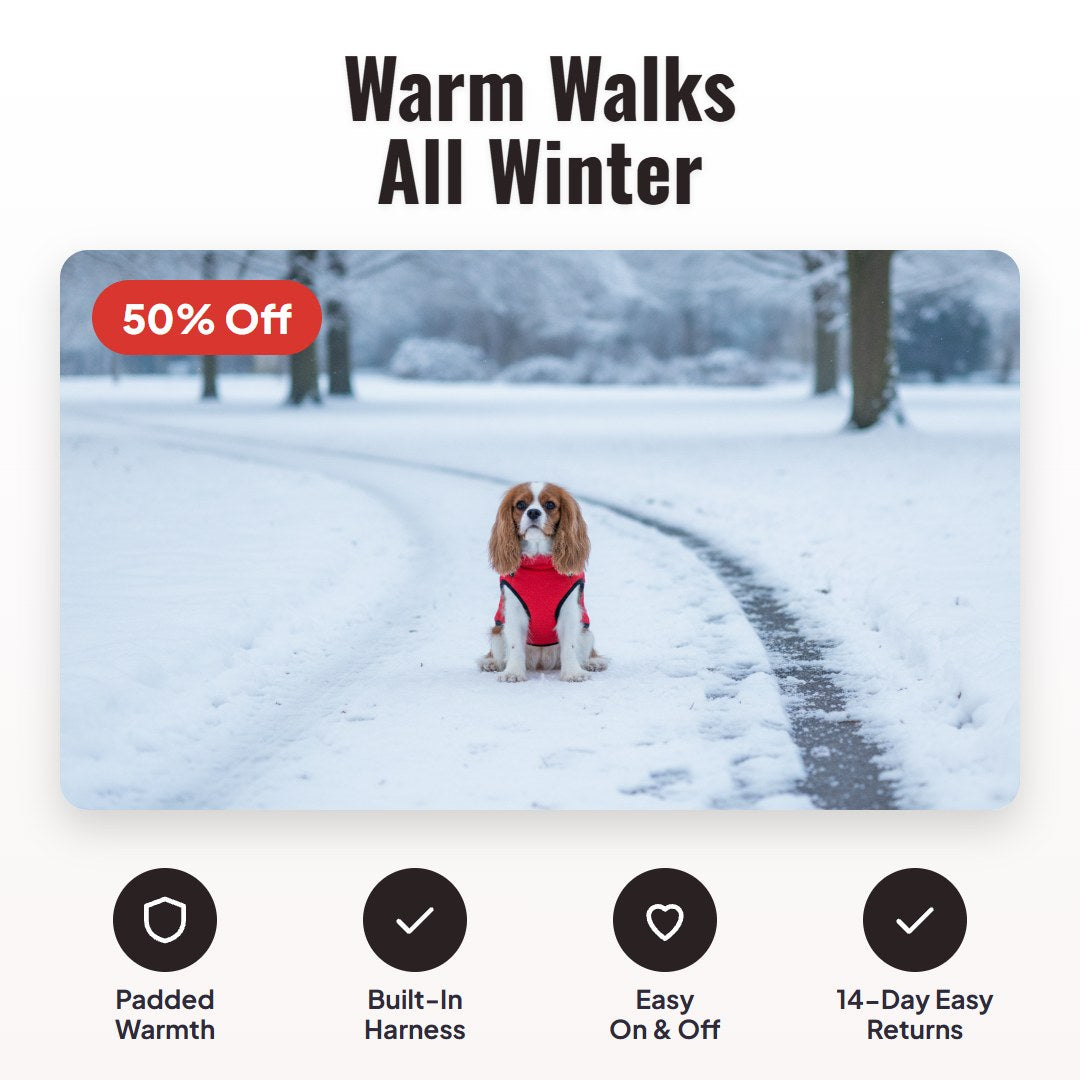 Pawcoat™ 3-in-1 Dog Winter Jacket
