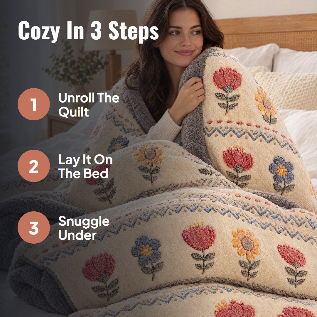 Snugra™ Double-Sided Fleece Comforter