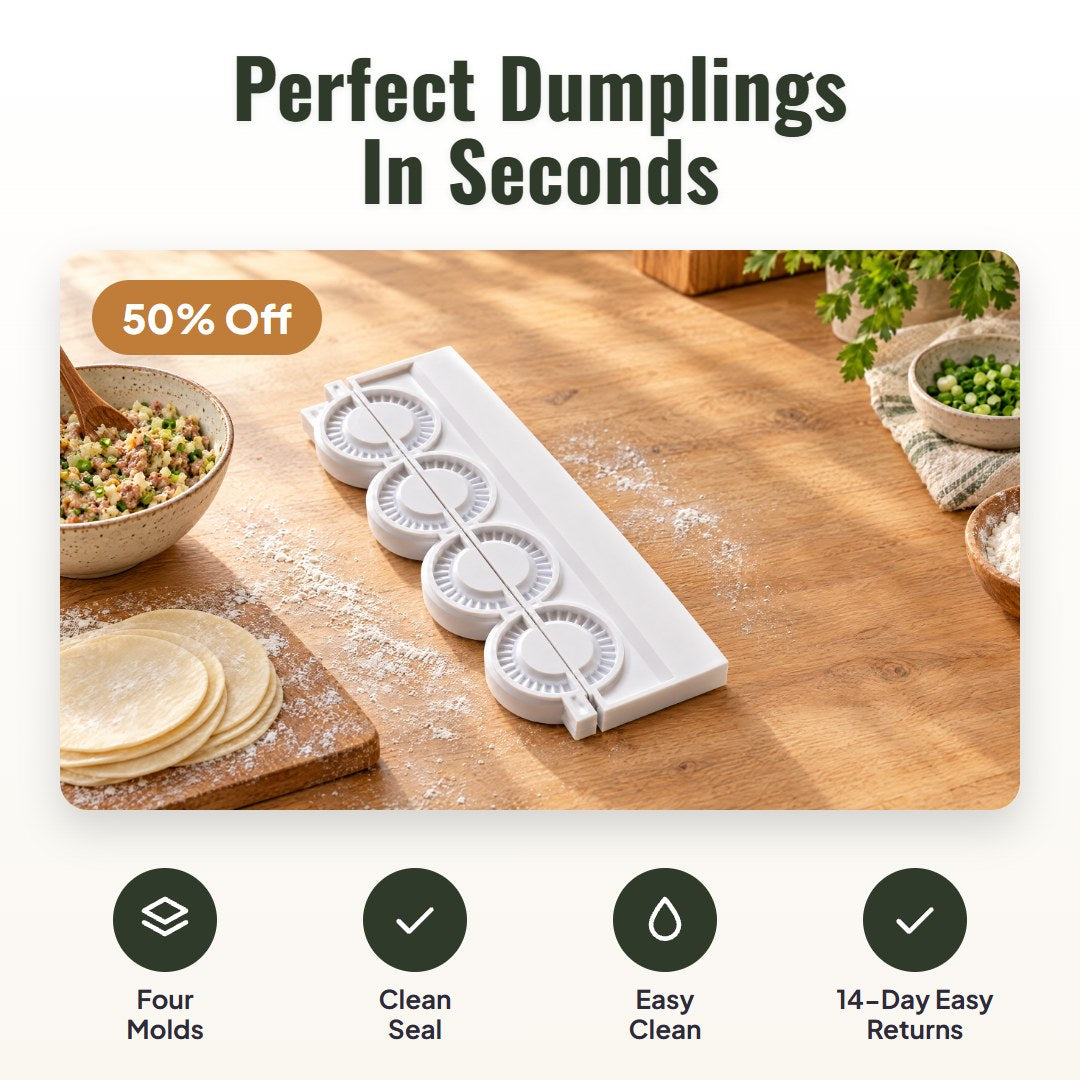 Crimpo™ 4-Cup Dumpling Press