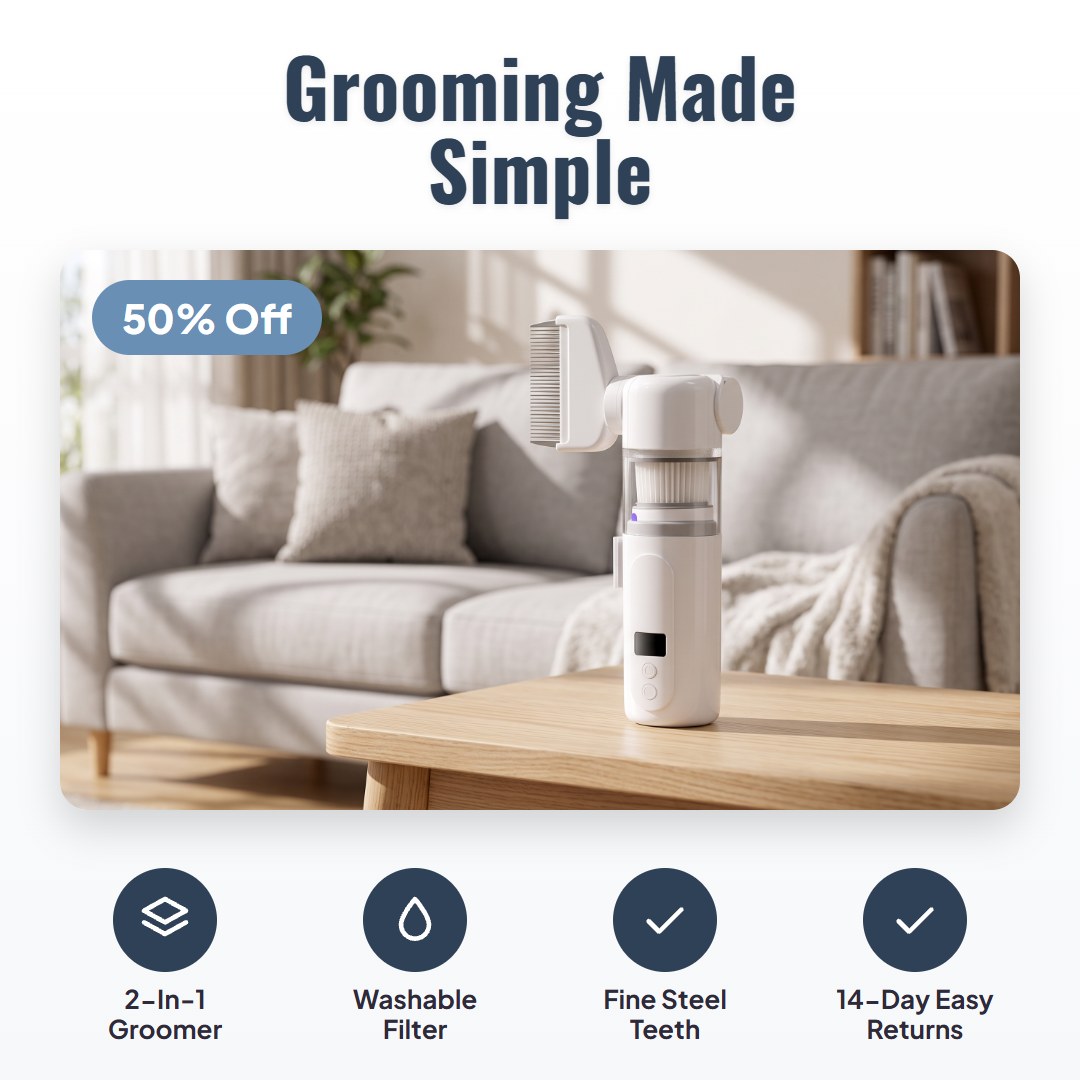 Furvo™ Electric Pet Grooming Comb