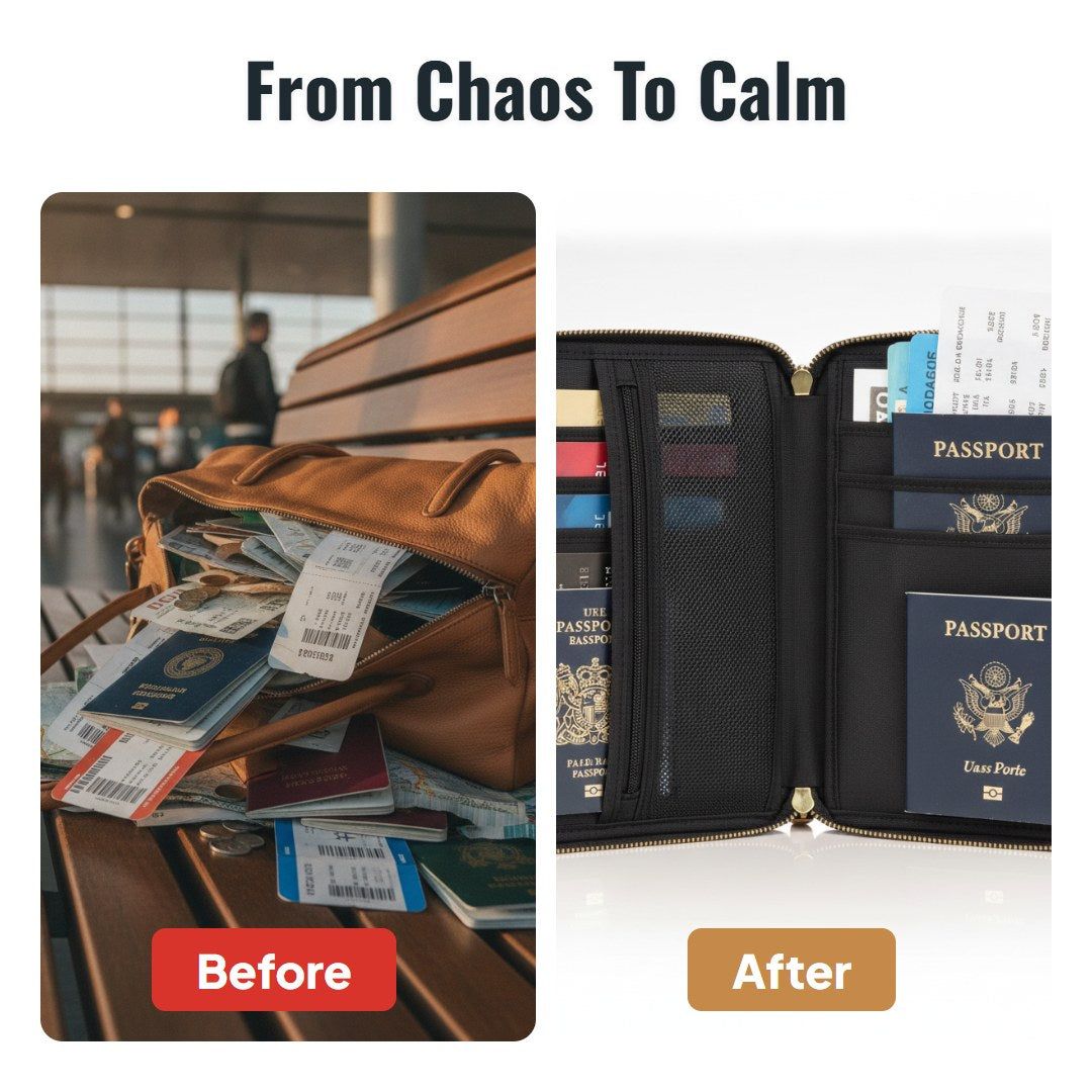 Travelo™ Family Passport Holder for 4