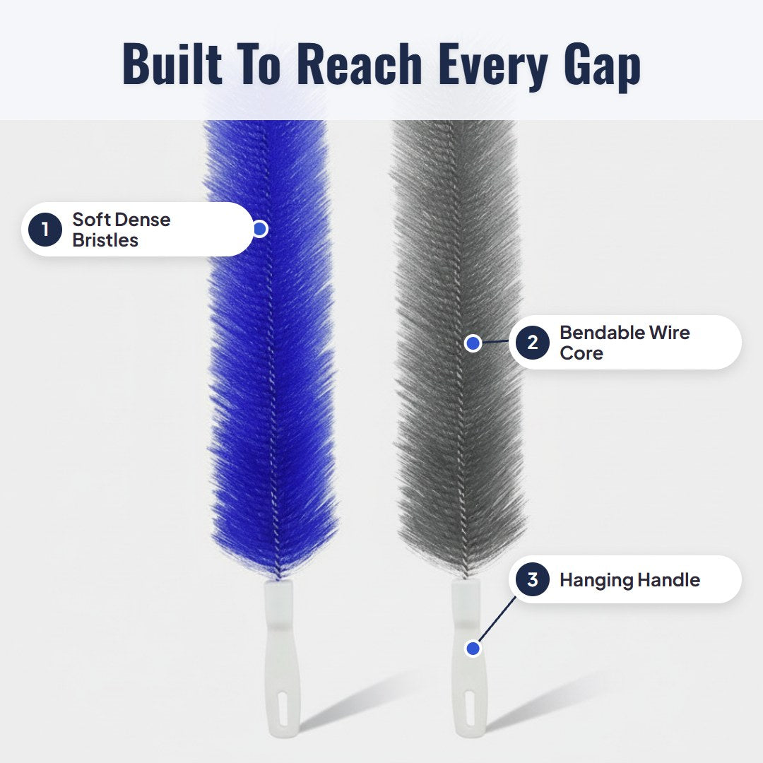 Bristla™ Flexible Microfiber Fan Duster Brushes (2 pcs)