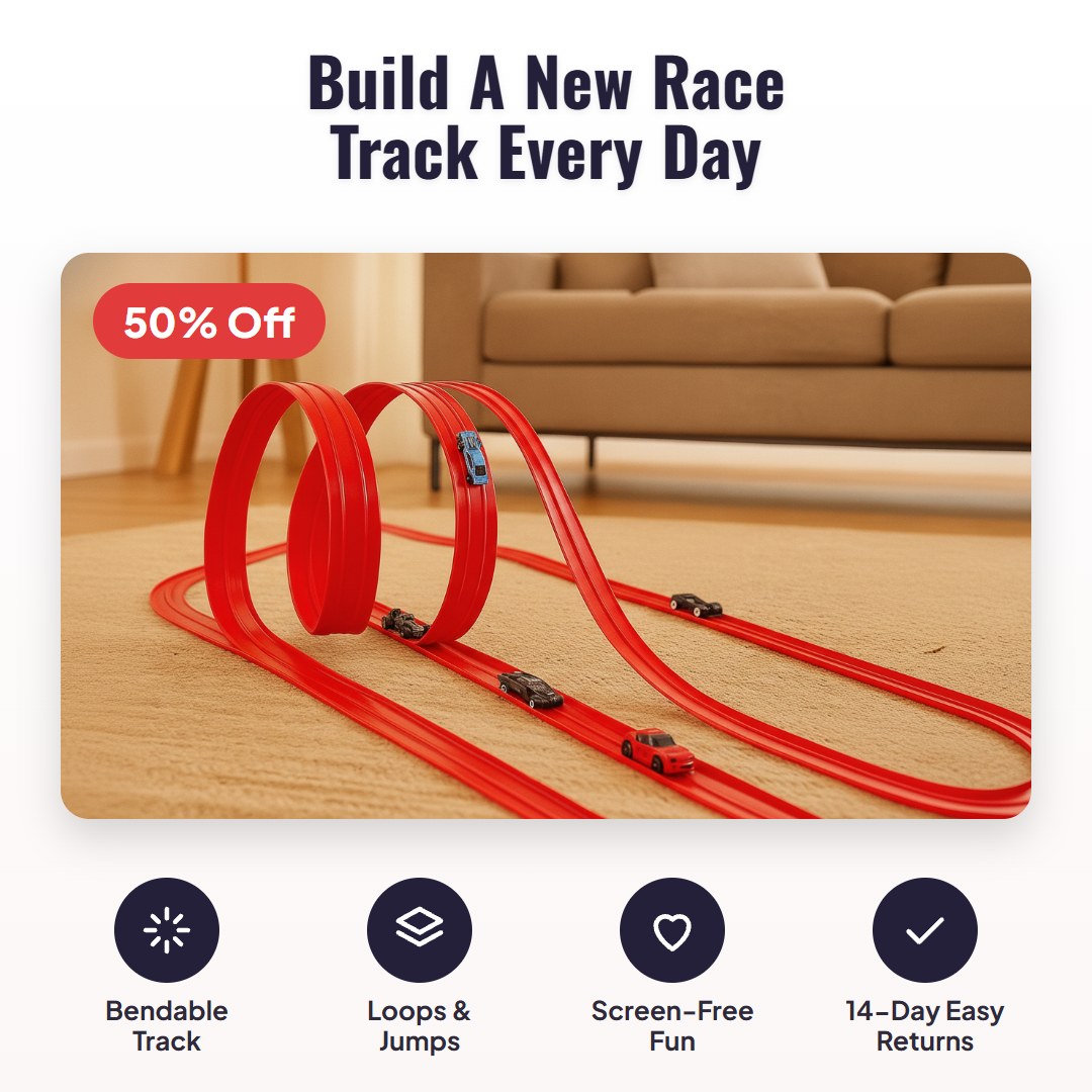 Loopra™ Flexible Racing Track Set