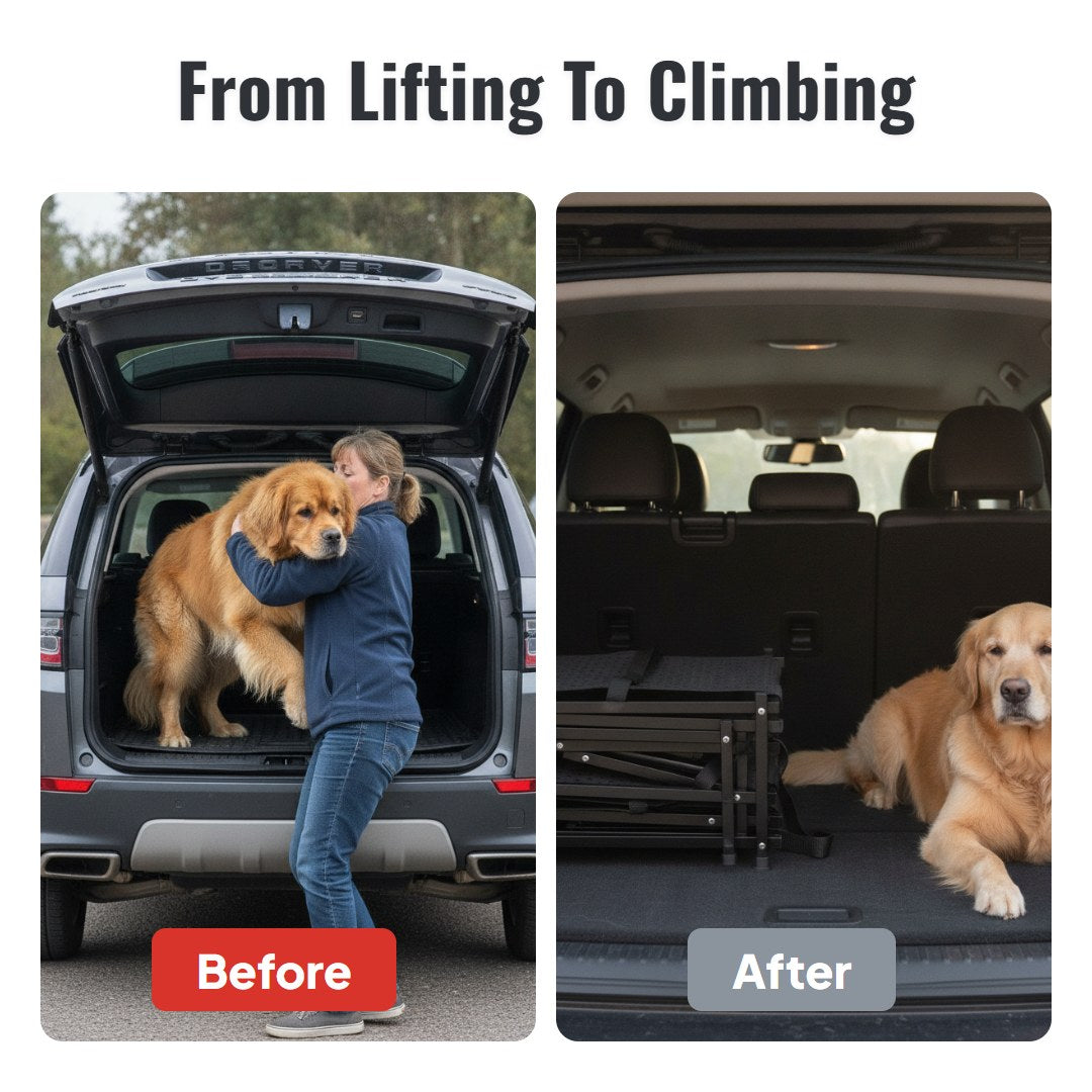 Pawstep™ Foldable Non-Slip Dog Car Stairs