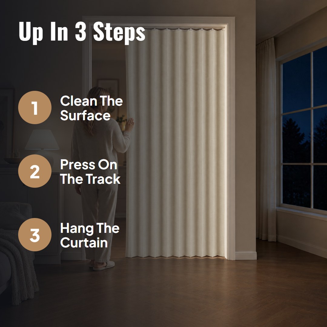 Fleora™ Folding Door Curtain