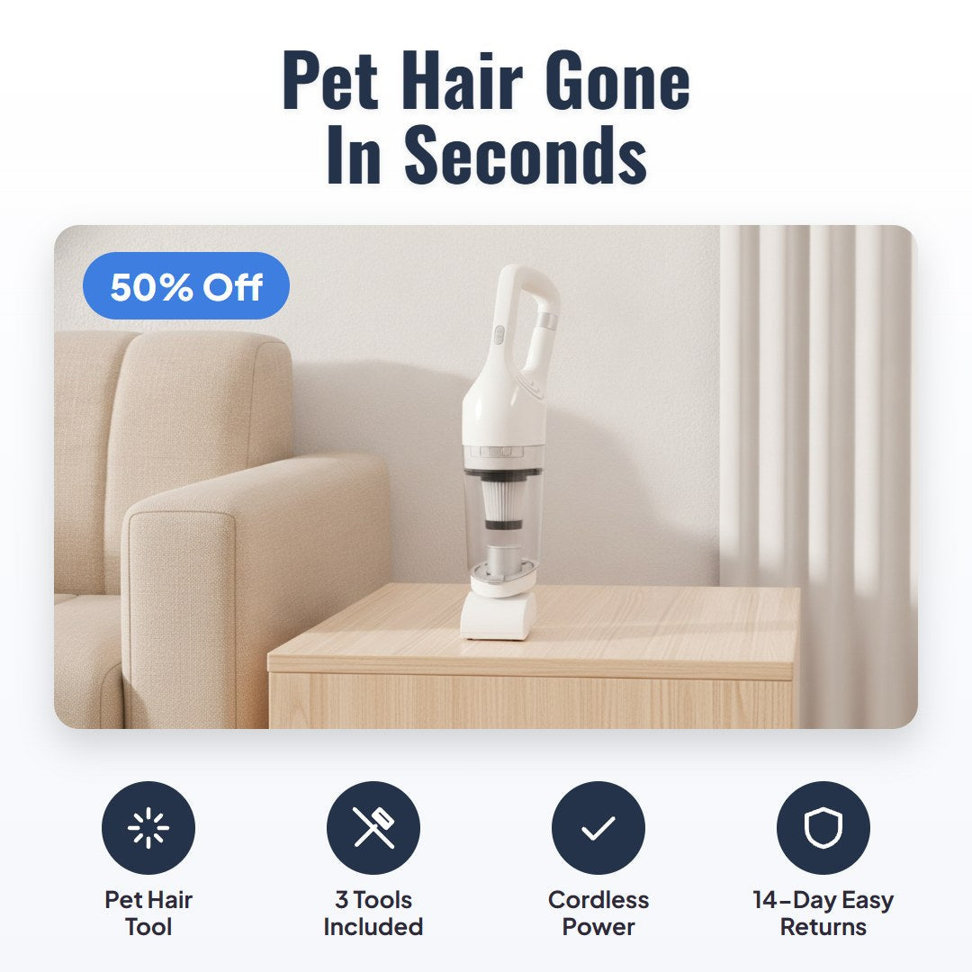 Furzap™ Cordless Handheld Pet Vacuum