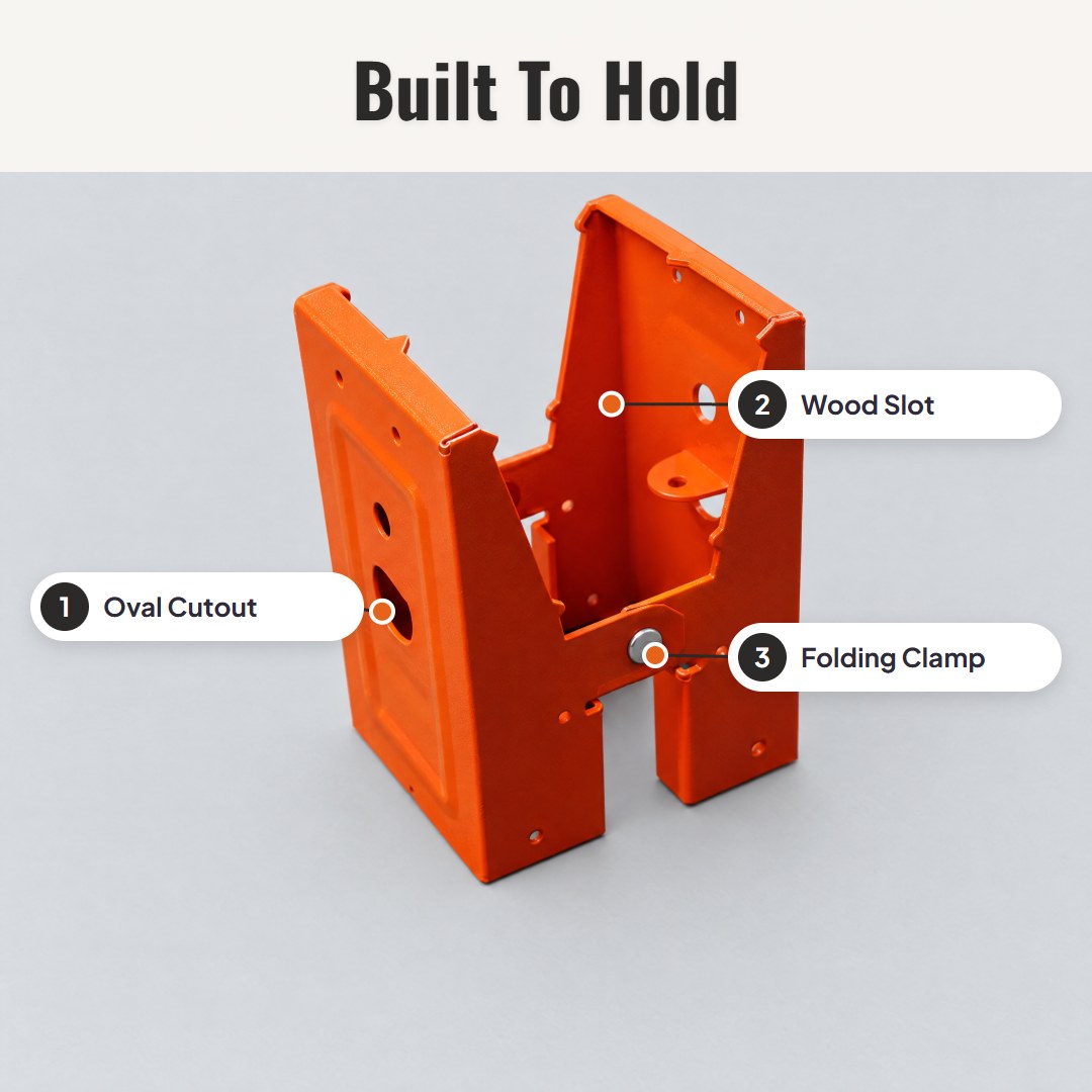 Brakka™ Heavy-Duty Sawhorse Brackets