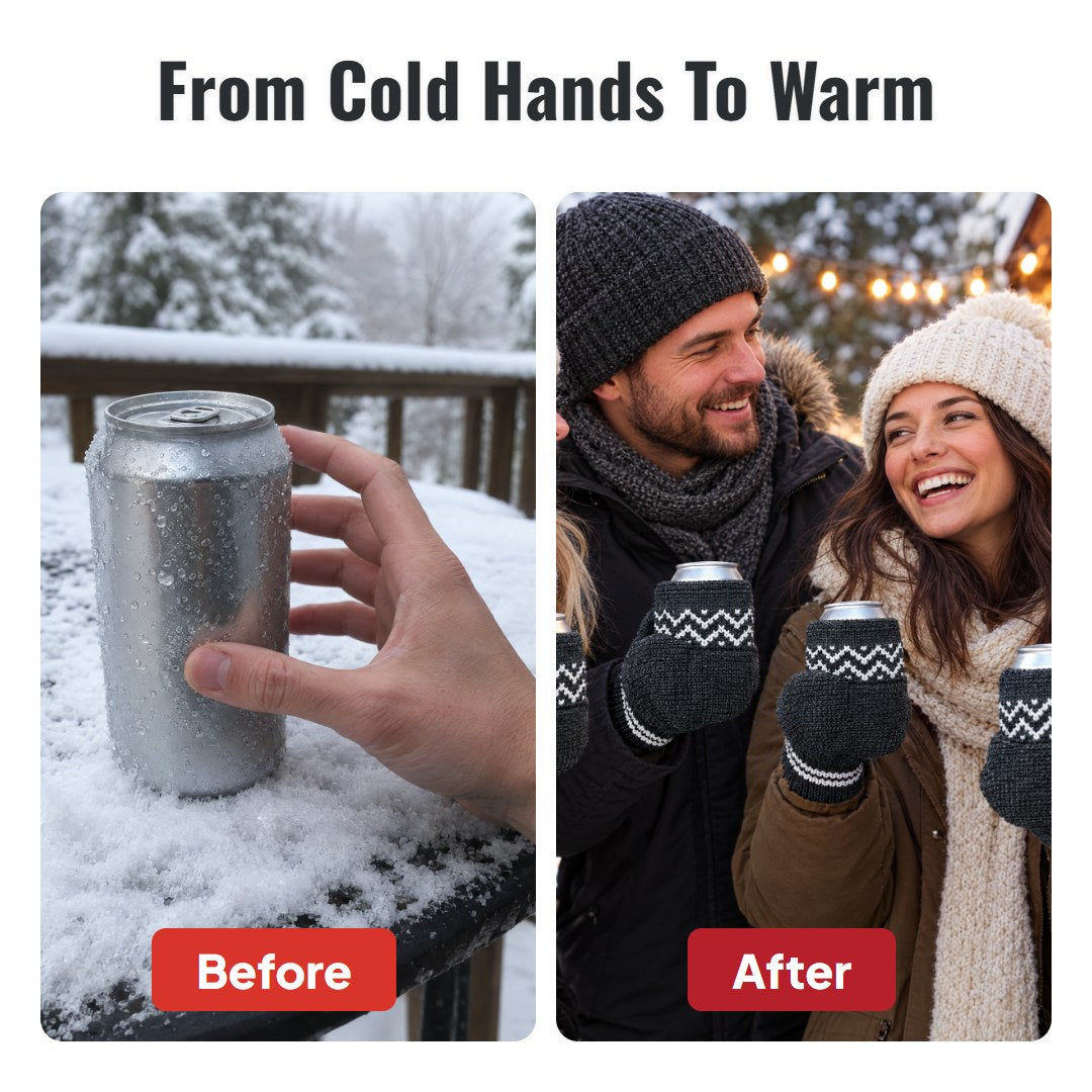 Glovva™ Knitted Drink Holder