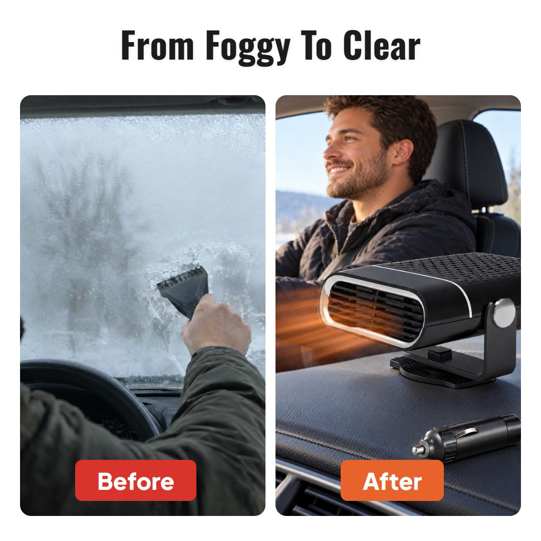 Ventra™ Portable 2-in-1 Car Heater and Fan