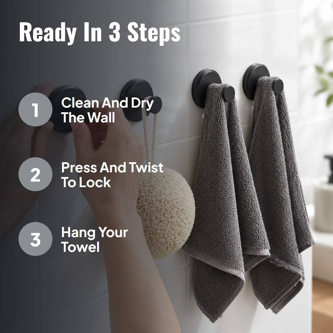 Grippo™ Suction Hooks 4-Pack