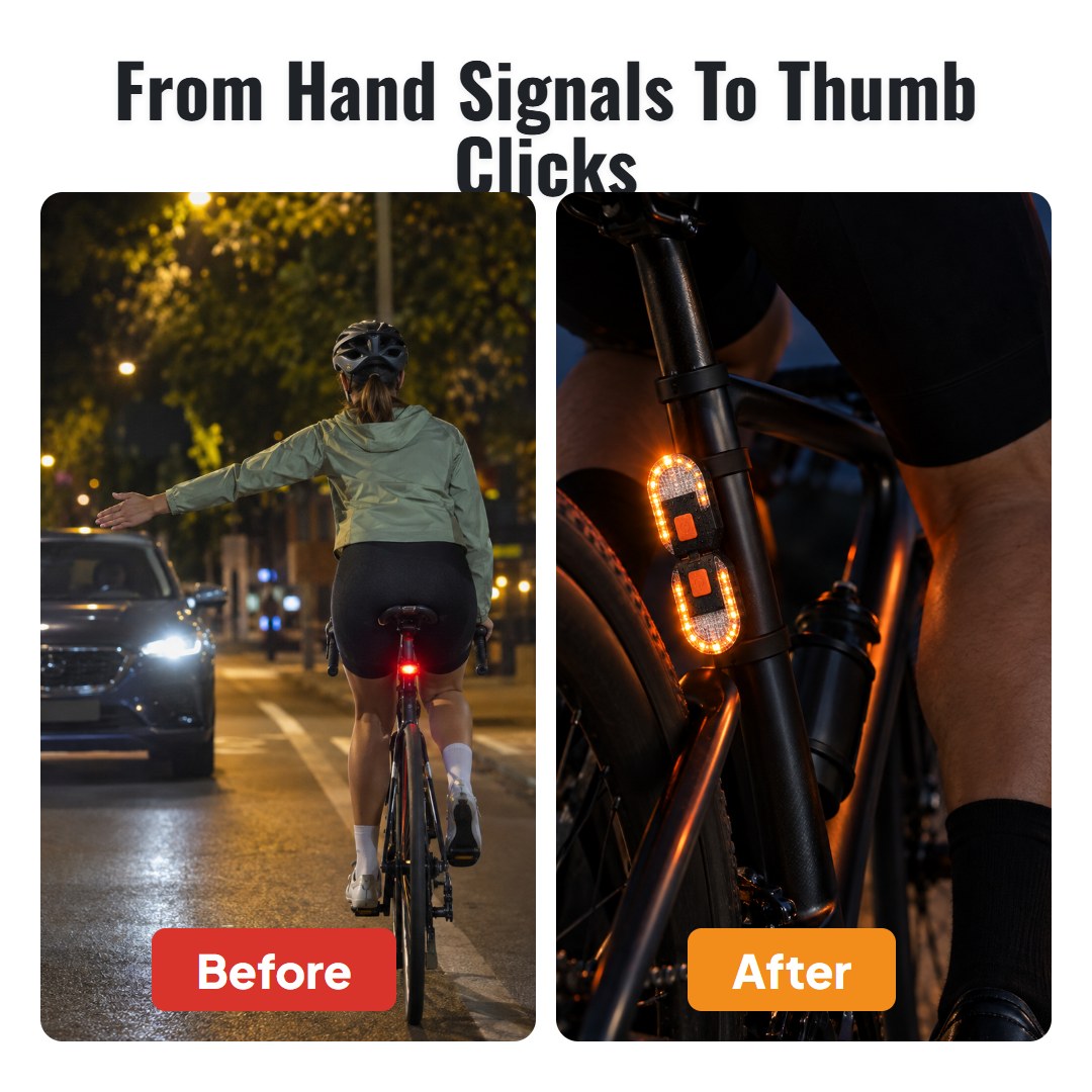 Turna™ USB Rechargeable Bike Turn Signal Tail Light