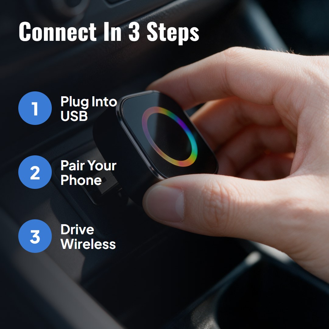 Linkdrive™ 2-in-1 Wireless Car Adapter