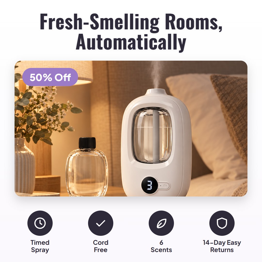 Aurelle™ Cordless Timed Aroma Diffuser
