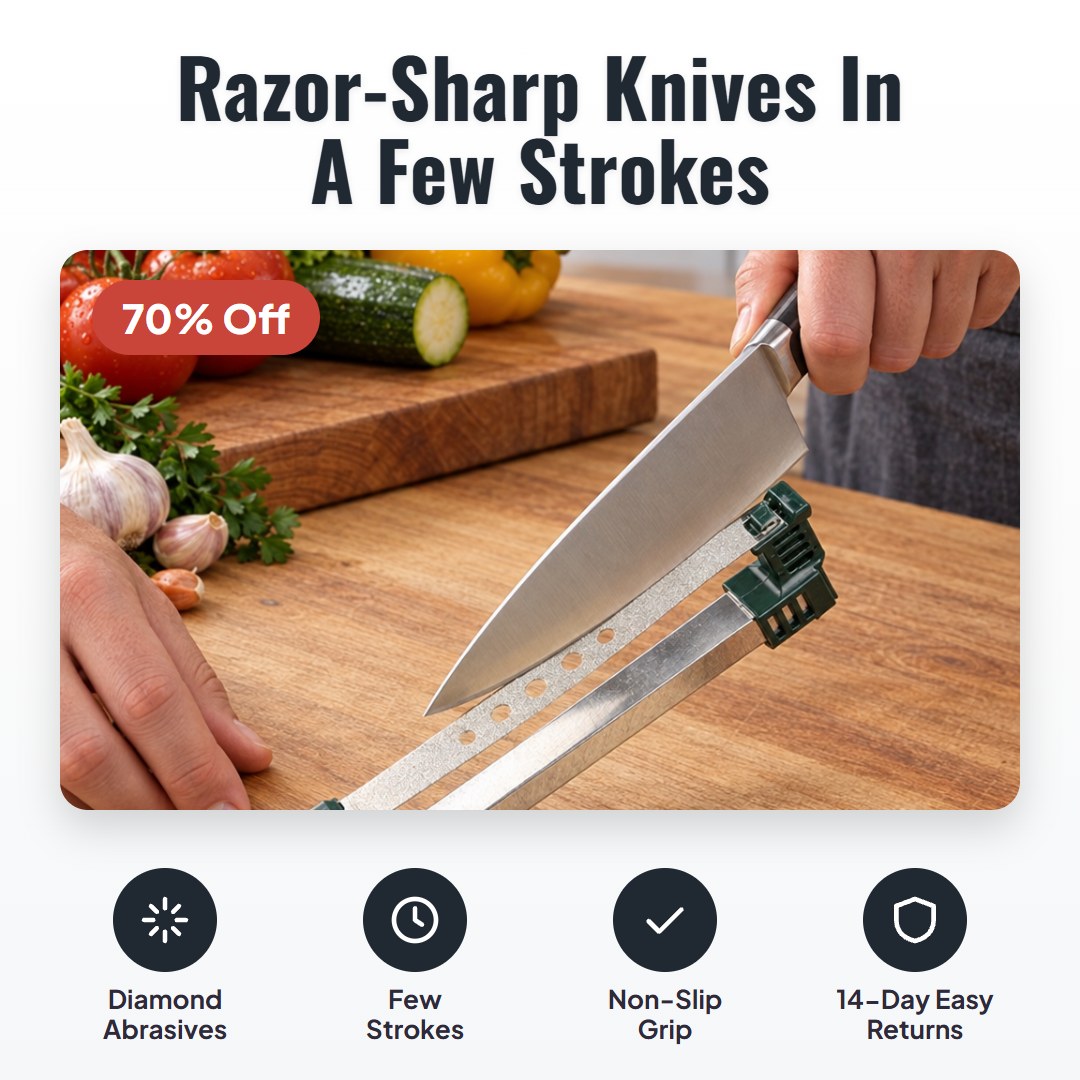 Edgely™ Diamond Quick Knife Sharpener