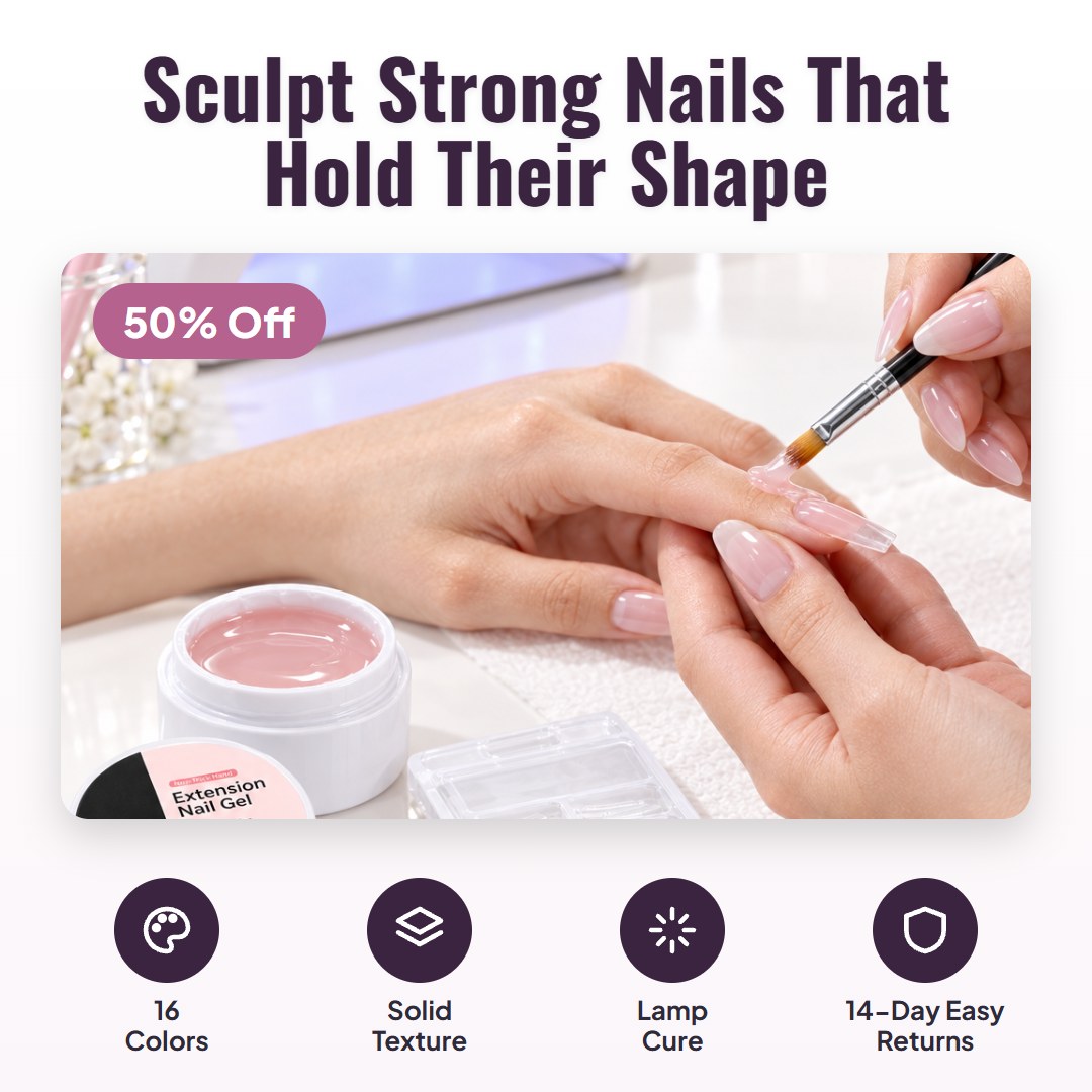 Formelle™ Solid Builder Nail Gel – 16 Colors