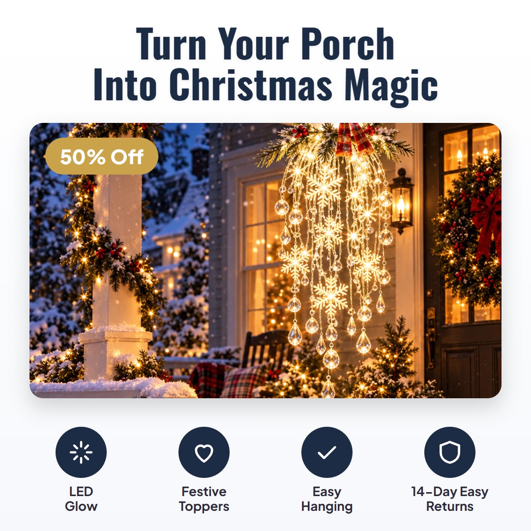 Glacia™ Crystal Cascade Christmas Light