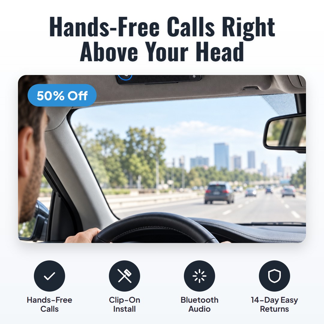 Visora™ Bluetooth Sun Visor Speakerphone
